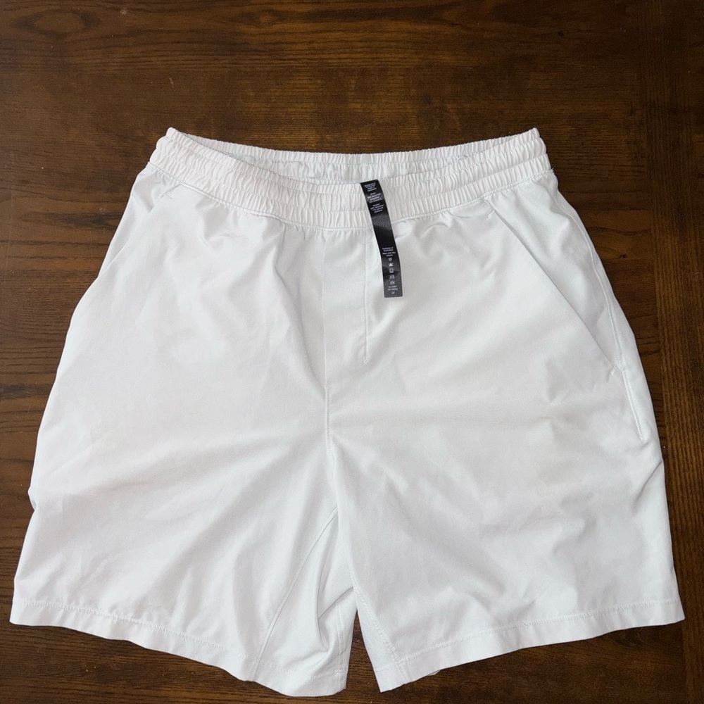 lululemon athletica Light Seafoam Green Athletic Shorts